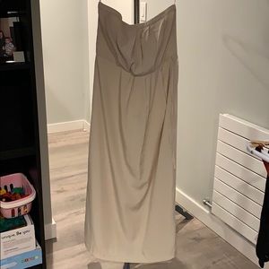 Strapless long dress
